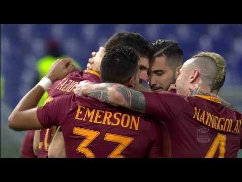 Il gol di Fazio - Roma - Fiorentina - 4-0 -  Giornata 23 - Serie A TIM 2016/17