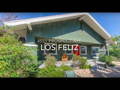 Los Feliz House Tour - 4551 Prospect Ave - Stunningly updated 1910s Craftsman