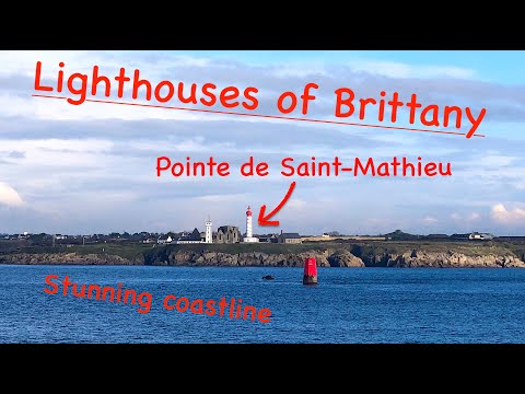 Brittany Coastline from The Sea - Lighthouses