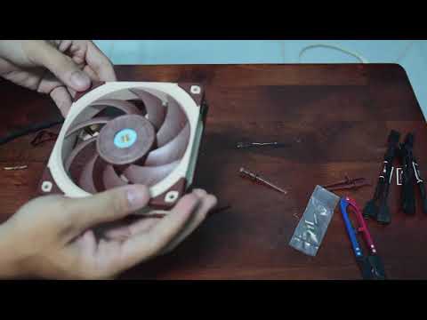 unboxing and installation Noctua NF-A12x25 PWM