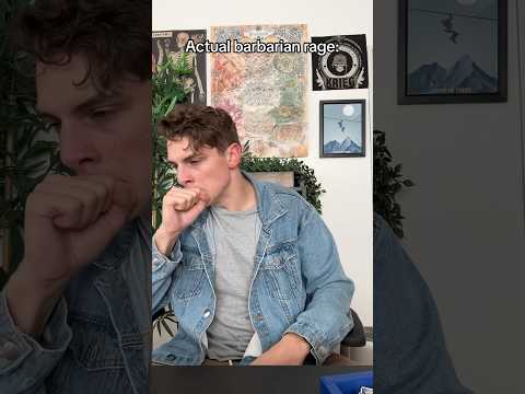 How it feels to play barbarian #dnd #dungeonsanddragons #comedy