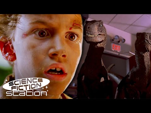 Raptors In The Kitchen | Jurassic Park (1993) | Science Fiction Station