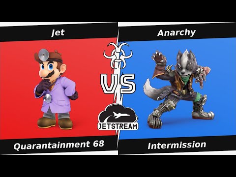 Quarantainment 68 Intermission - Jet (Dr Mario) Vs Anarchy (Wolf) - SSBU