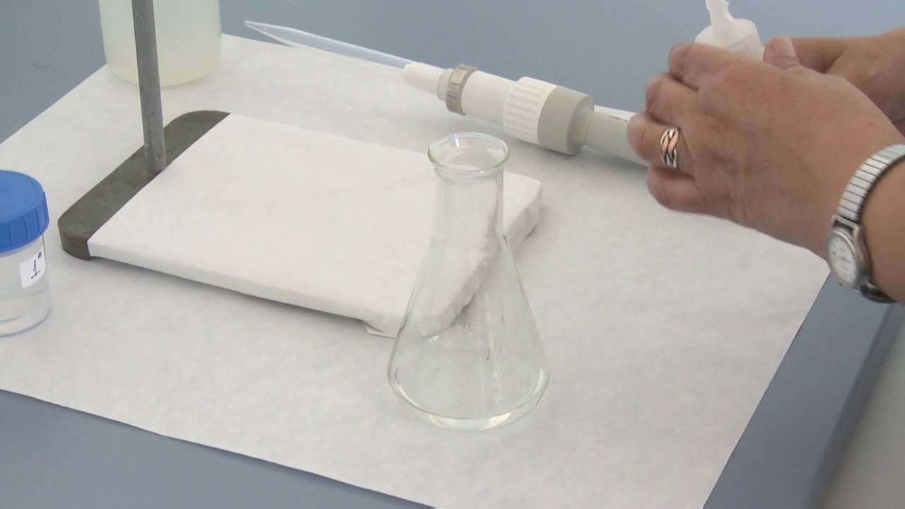 Determination of chlorides in water (Mohr Method) |  | UPV