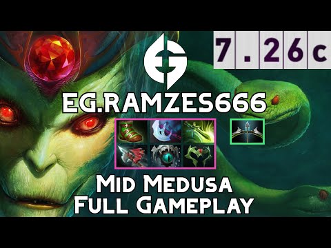 Medusa | EG.RAMZES666 | Mid Medusa Full Gameplay | 7.26c Full Gameplay