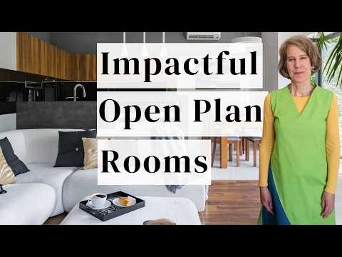 Open Concept Kitchen Living Room Design Ideas – Creating More Impact With Contrast & Variety