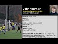 John Hearn #7 & #48, 6'4 Center Back, 2023 - Fall 2021 - Jan 2022