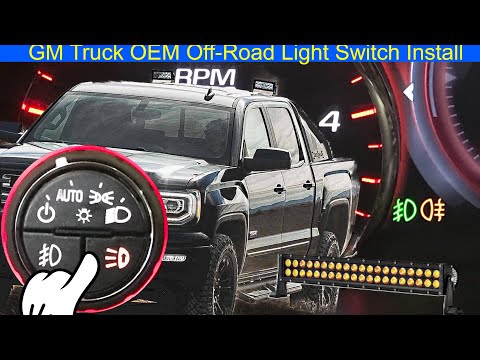 GM Truck OEM Off-Road Light Switch Install