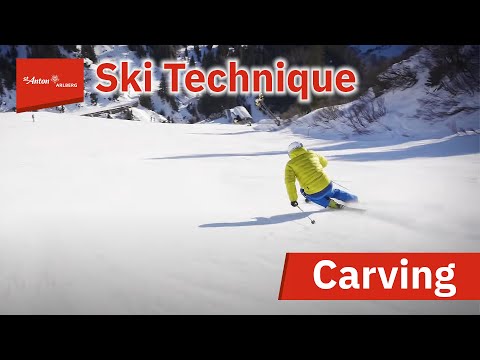 Ski Technique Demonstration | Long Turns [Carving]