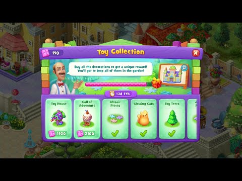 Playrix Gardenscapes New Acres - Toy Collection & Music of Nature  Lets Play Match 3 Mobile Games