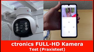 ctronics WLAN PTZ IP Kamera (FULL-HD) || Einrichtung, Installation & Test (Praxistest)
