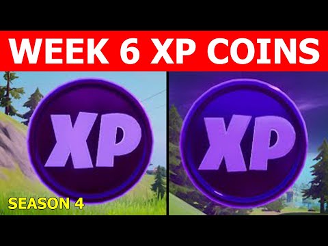 All *WEEK 6* Purple XP Coins Locations! Fortnite Week 6 XP Coin Locations!
