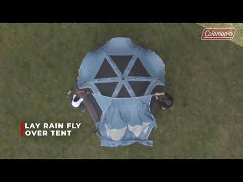How to Set Up Your Coleman® 6-Person Connectable Tent