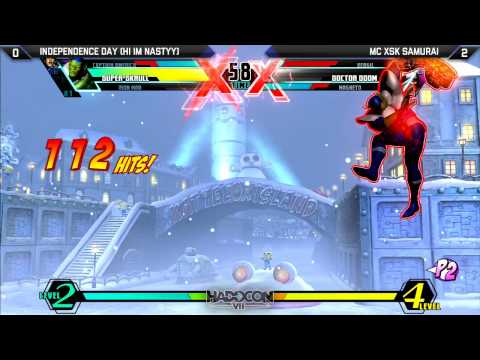Hadocon VII - UMVC3 - Singles: Loser Quarterfinals - Hi Im Nastyy vs. MC XSK Samurai