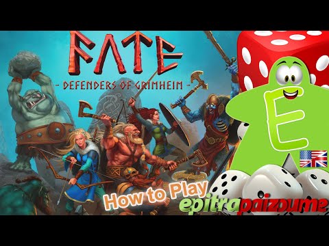 Fate Defenders of Grimheim - How to Play VIdeo (EN) by Epitrapaizoume