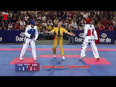Tuba Abus (TUR) v Sarah Stevenson (GBR) Female Middle Weight Semi Final Taekwondo Euros 2006