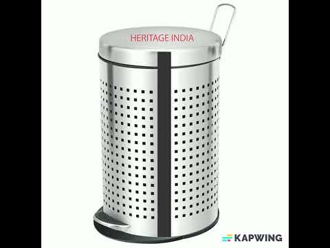 Stainless Steel Perforated Pedal Bins