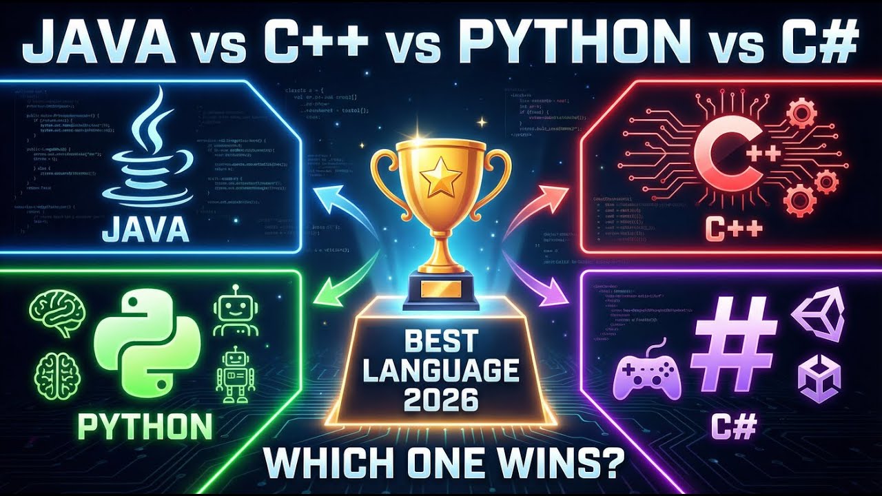 Java vs C++ vs Python vs C# (2026): Which Programming Language Should You Learn ? | EngineerBaseHQ