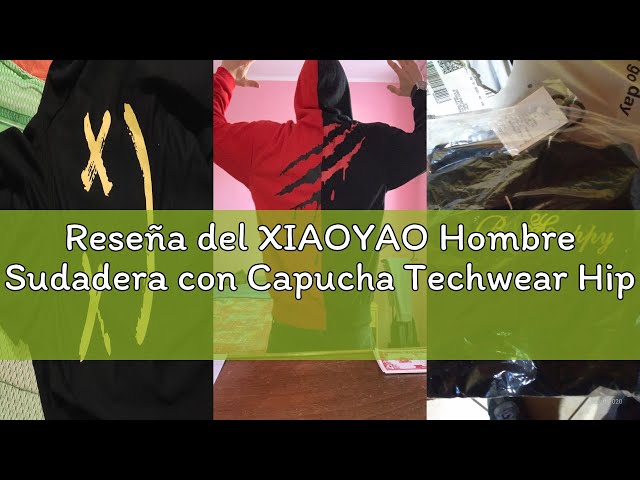 Vídeo relacionado con Covisoty Hombre Sudadera con Capucha Techwear Hip Hop Pullover Patchwork Manga Larga Hoodie Casual Sweatshirts