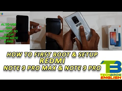 Xiaomi Redmi Note 9 Pro Max & Note 9 Pro 6GB 128GB 5020mAh First Boot and setup