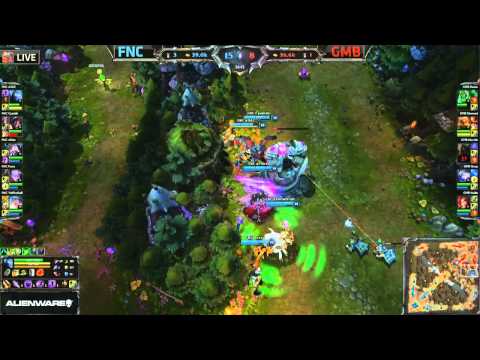 LCS EU Summer 2013 W9D3: Fnatic vs Gambit Gaming (17.08.2013)