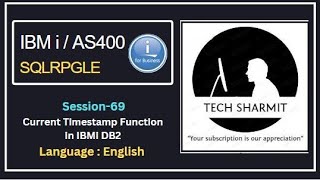 current timestamp function in db2 sql  | SQLRPGLE | ibmi training | sqlrpgle as400 | db2 | db2 view
