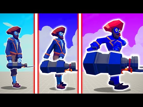 EVOLUTION OF SUPER HARPOONER | TABS - Totally Accurate Battle Simulator
