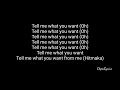 Teyana Taylor how you want it LYRICS Teyana Taylor how you want it LYRICS
