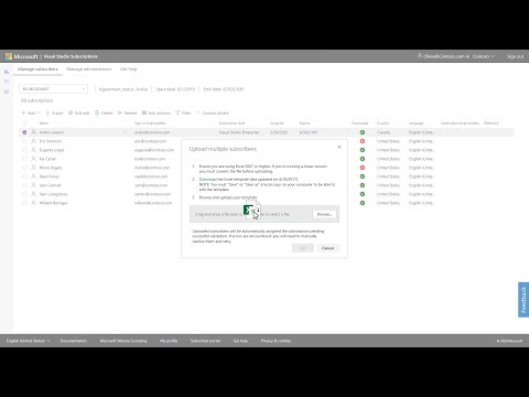 Adding Subscribers in Bulk
