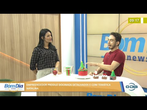 Empreendedor produz doces detalhados e com temática natalina 29 11 2021