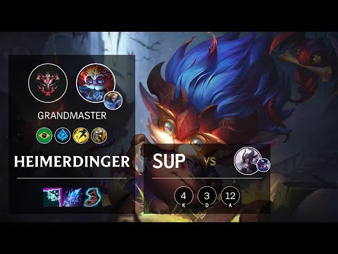 Heimerdinger Support vs Syndra - BR Grandmaster Patch 10.10