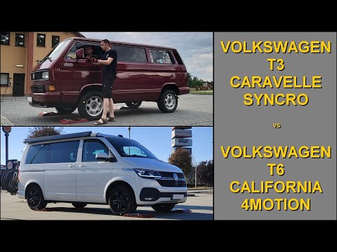 SLIP TEST - SYNCRO vs 4MOTION - diff lock - Volkswagen T3 vs T6 - @4x4.tests.on.rollers