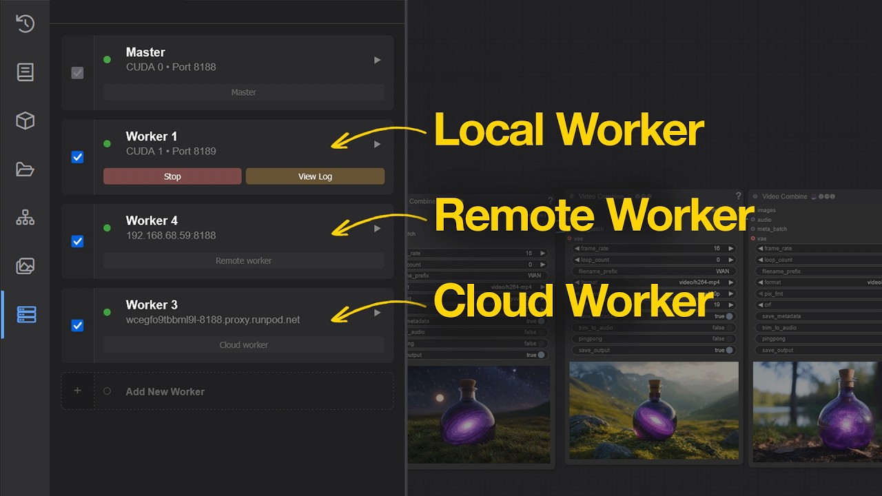 What's New in ComfyUI Distributed: Parallel Video Generation + Cloud GPU Integration & More