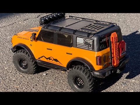 Traxxas TRX4 2021 Bronco Spare tire delete With Accessories