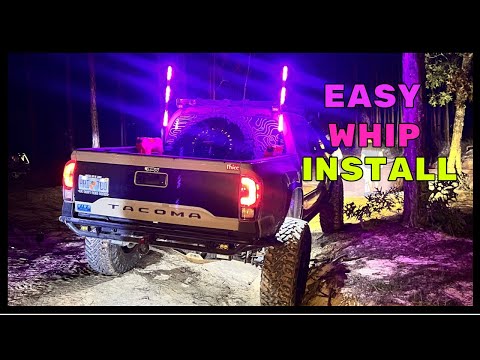LED Whips Install 3rd Gen Tacoma with Factory functions