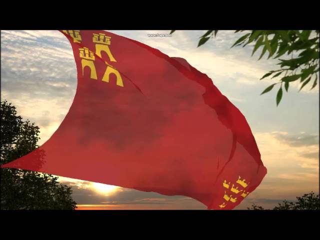 Vídeo relacionado con Bandera de Murcia con Escudo, Grande Balconera 150cm x 90cm