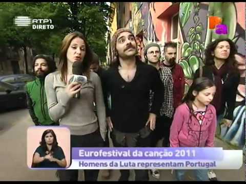 Festival Eurovisão da Canção 2011 - "Homens da Luta" num Bairro Social em Dusseldorf