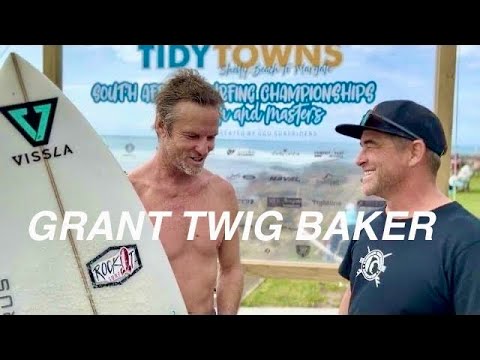 Grant ‘Twiggy’ Baker Interview | Big Wave World Champion at Tidy Towns SA Surfing Championships