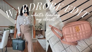 WARDROBE EDIT | items leaving my wardrobe 😬 (major regrets & lessons learned)