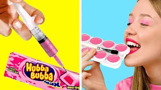 FUNNY WAYS TO SNEAK YOUR CANDIES ANYWHERE ! Genius Foods Hacks And Tricks By 123 GO!