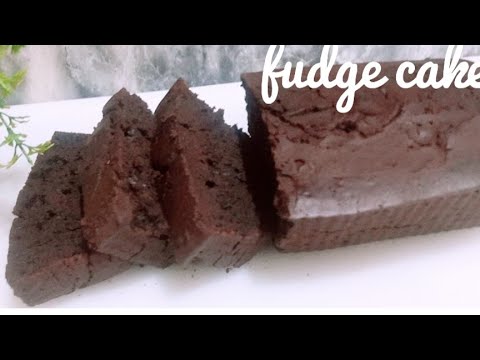 easy & super soft choclate fudge cake recipe by kitchen with saiqa