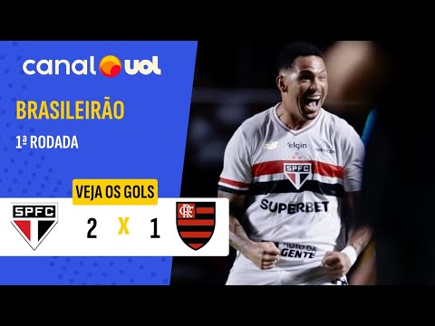 SÃO PAULO X FLAMENGO: DE VIRADA, TRICOLOR VENCE O FLA COM GOLS DE LUCIANO E DANIELZINHO!