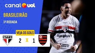 SÃO PAULO X FLAMENGO: DE VIRADA, TRICOLOR VENCE O FLA COM GOLS DE LUCIANO E DANIELZINHO!