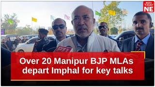 Download lagu Over 20 Manipur BJP MLAs depart Imphal for key talks with party leadership mp3
