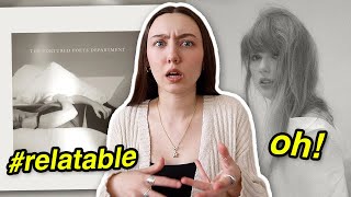 TAYLOR SWIFT - THE TORTURED POETS DEPARTMENT *ALBUM REACTION*
