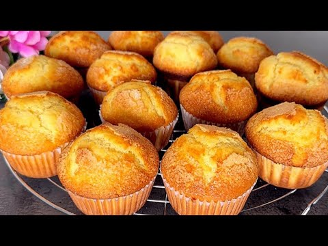 Meilleure Recette Au monde! Muffins moelleux et Super Délicieux! Fond dans la bouche!