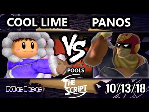 The Script -  Cool Lime (Ice Climbers) Vs.  Panos (Captain Falcon) - Smash Melee Round Robin Pools