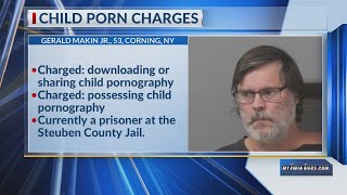 Corning man arrested on child sex abuse material charges