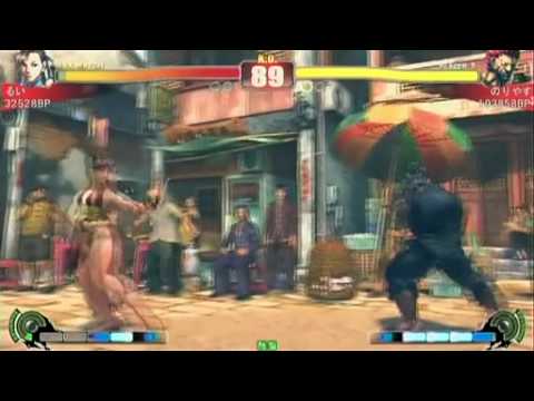 SF4:Kira★ (Gu),Rui (Ch),Andou (Go) vs Noriyasu (Go),KOG (Za),Chari (Bl) - NSB 10