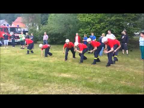 Löschangriff Nass - FF Zella beim TGL-Cup in Rübeland in Rekordzeit 20,56 sek